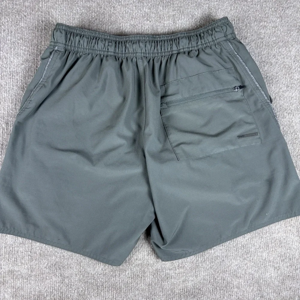 Vuori Banks Shorts Mens S Green Lined 6